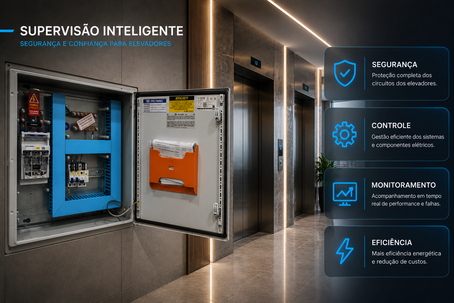 PAINEL ELETRICO DE ELEVADOR