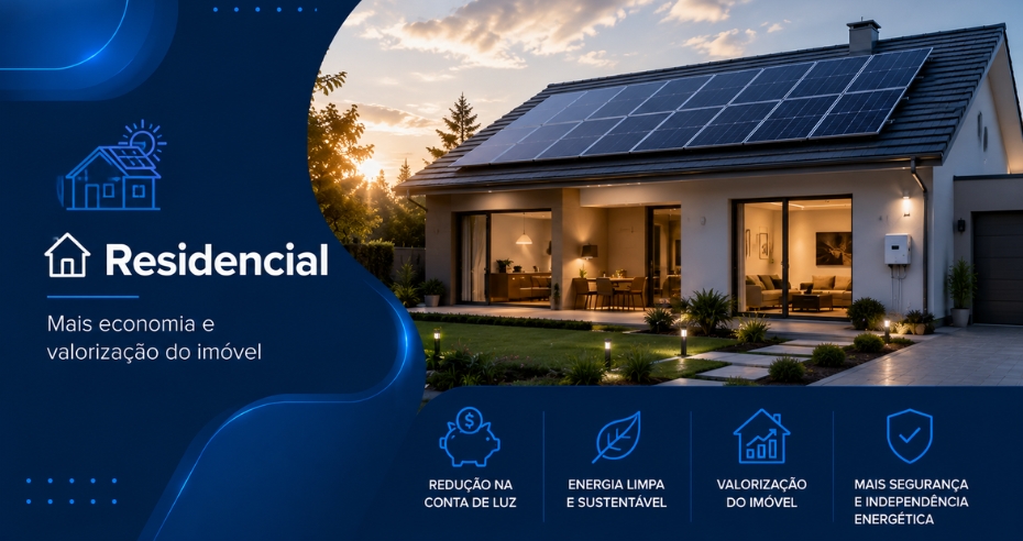 energia solar em casa