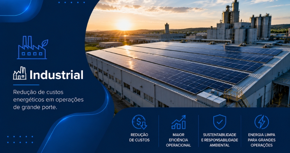 energia solar em industria fabrica
