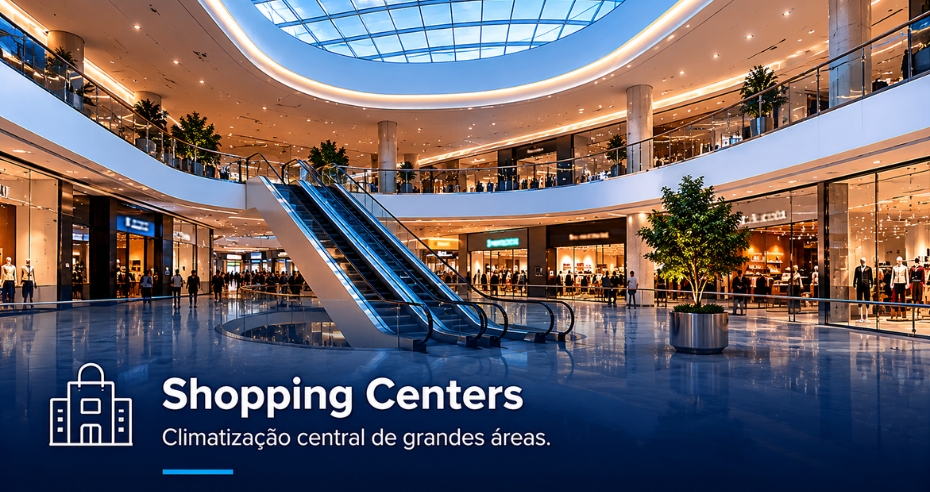 refrigeração shopping center